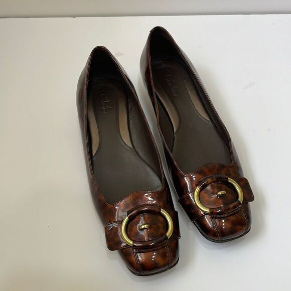 COLE HAAN‎ NIKE AIR LEOPARD PRINT PATENT FLATS - Picture 2 of 6